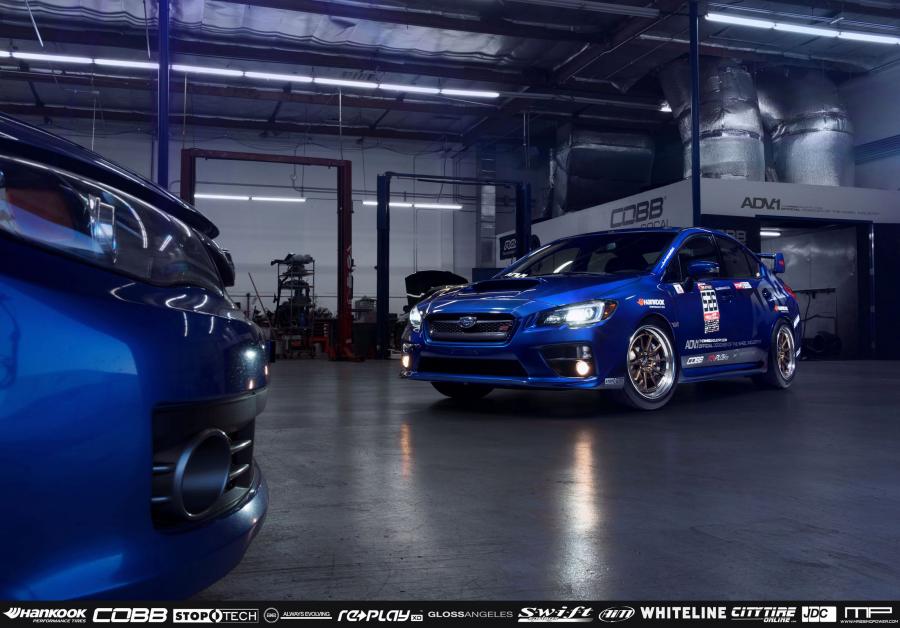  Subaru WRX STI on ADV.1 Wheels (ADV10MTFCS) 2015 года  (фото 4 из 15)